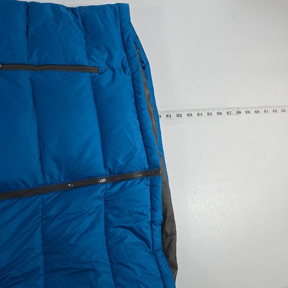 Eddie Bauer EB650 Mens Puffer Vest Blue Black Full Zip  Insulated Size XXL - Picture 5 of 8